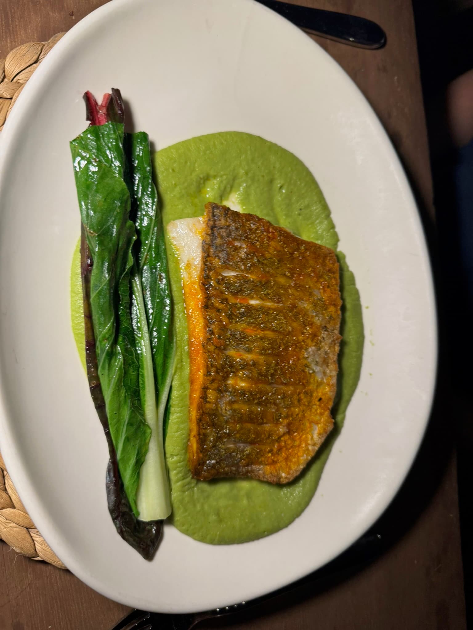 Pan-seared fish