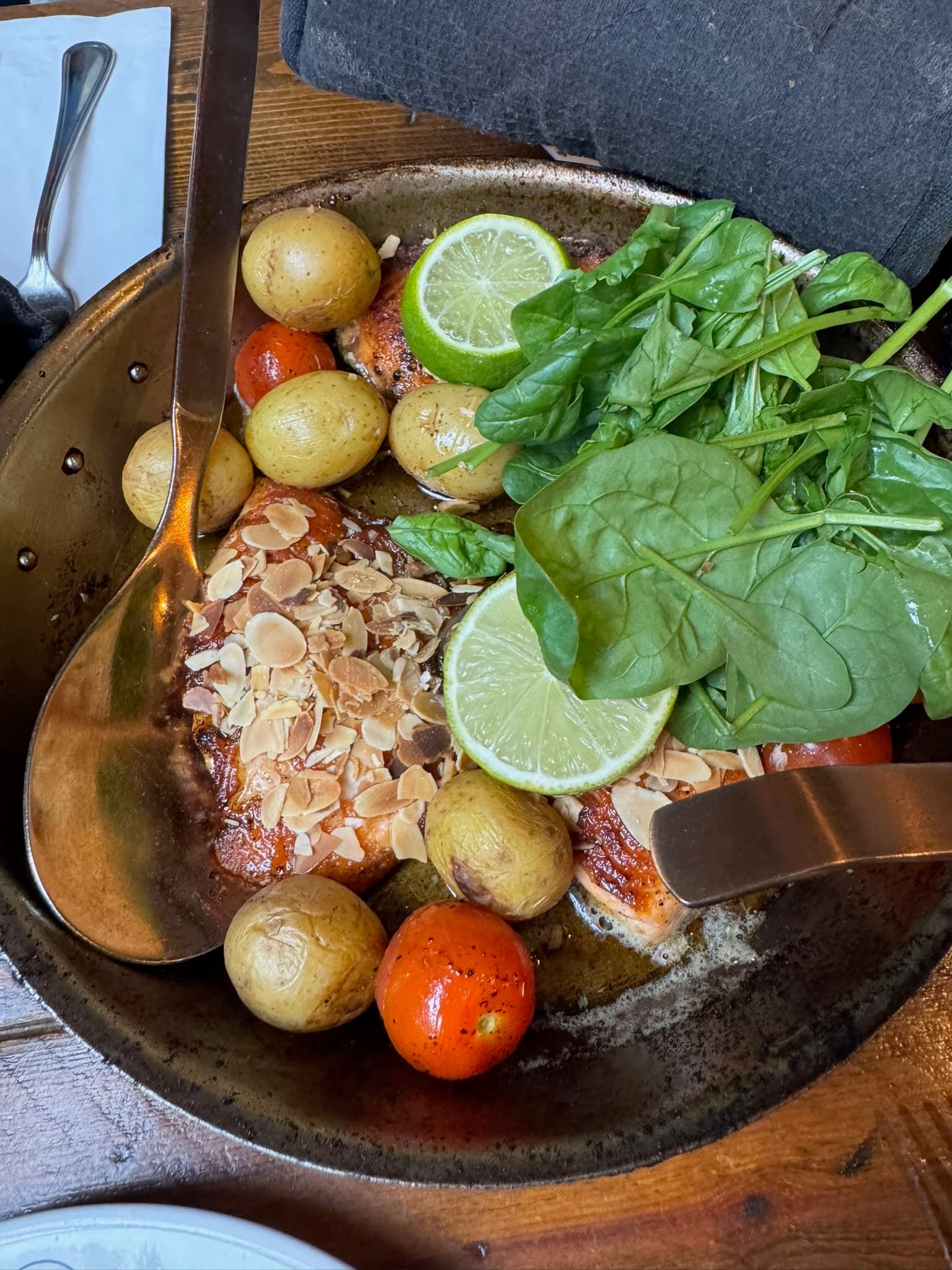 Almond-crusted fish