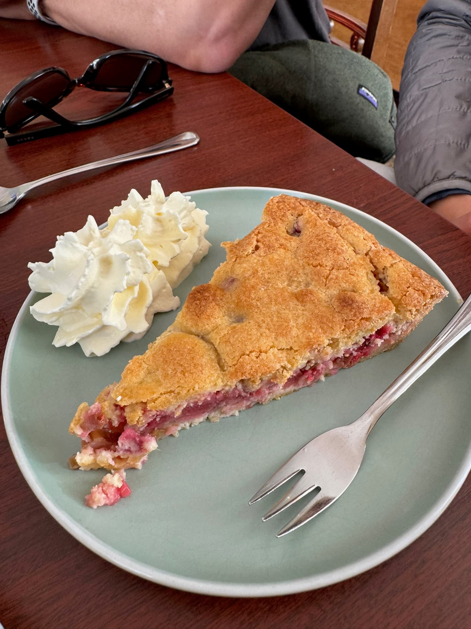 Rhubarb pie